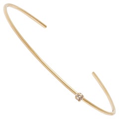 Bracciale Champagne con diamanti in oro 9 carati di Allison Bryan
