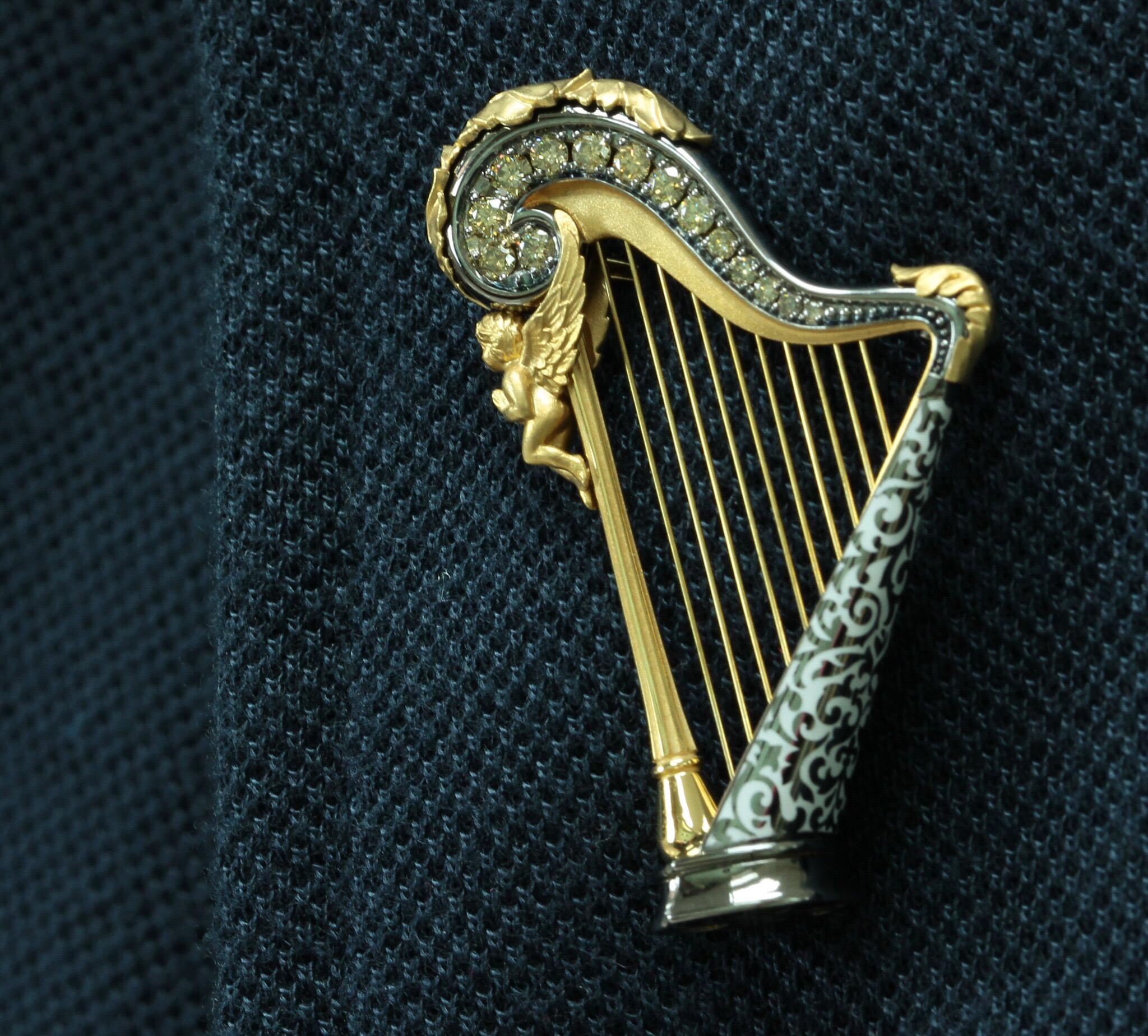 gold harp for sale