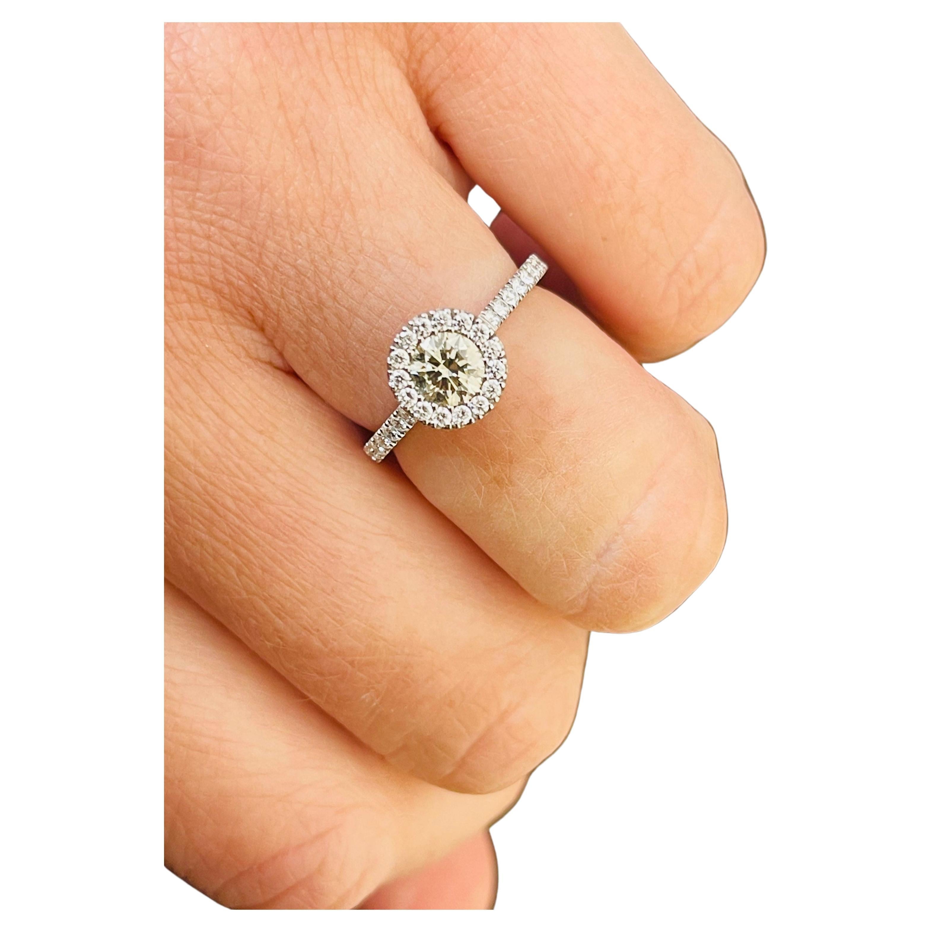 Champagne Diamond ring 0.50ct diamond ring 18KT gold