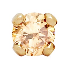 Champagne Diamond Stud Earrings ‘Pair’ by Allison Bryan