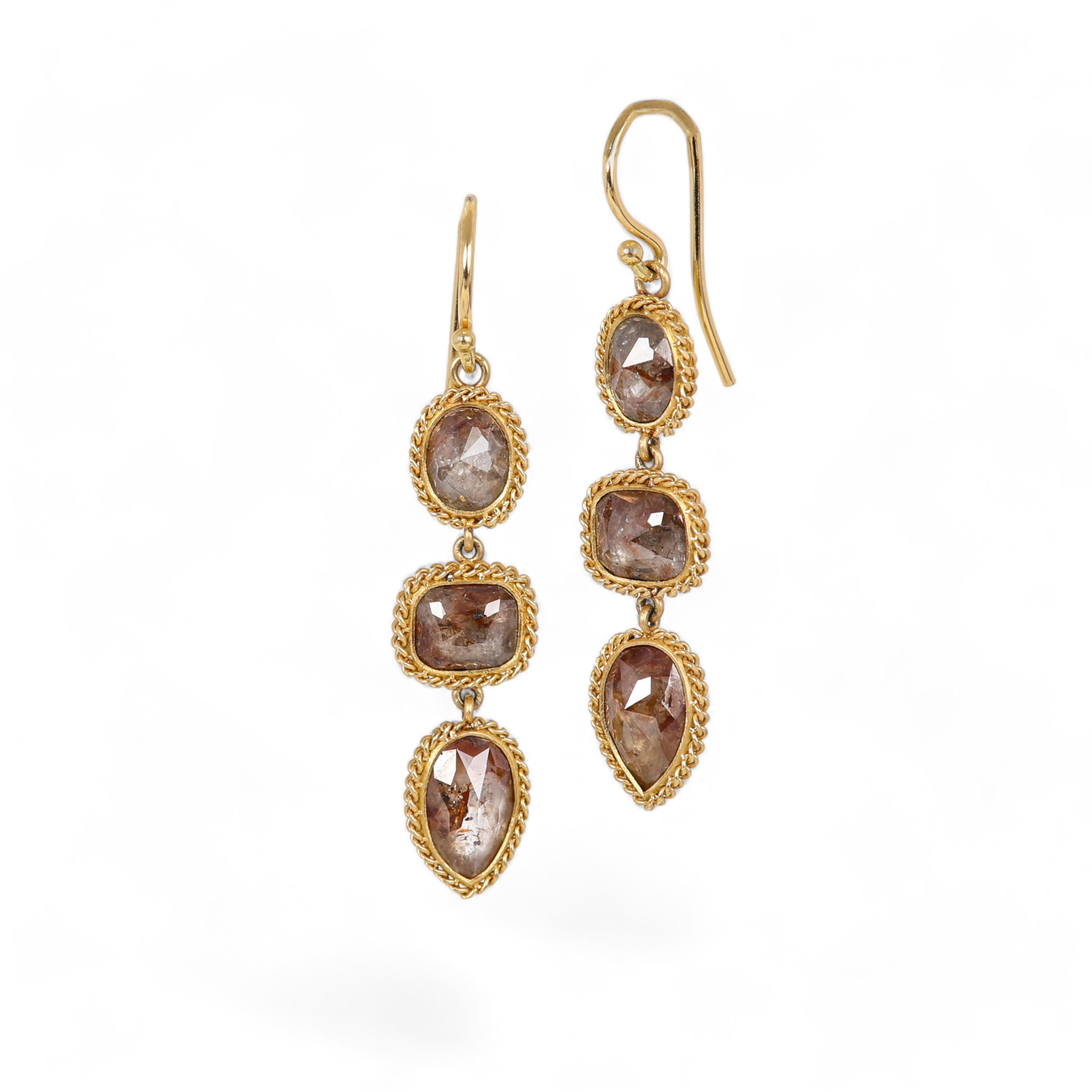 Melodia Trio Purple Earrings main image 1