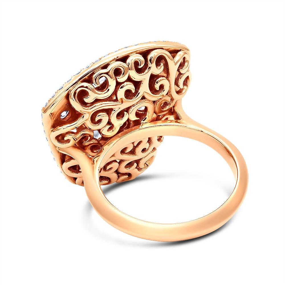 Champagne Fancy Diamond Confetti Ring 

– Handcrafted in 14k Rose Gold
– Total weight 3.45ct
– Round, marquise, trillion cuts