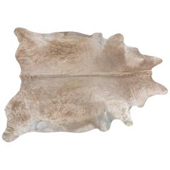 Champagne Genuine Brazilian Cowhide