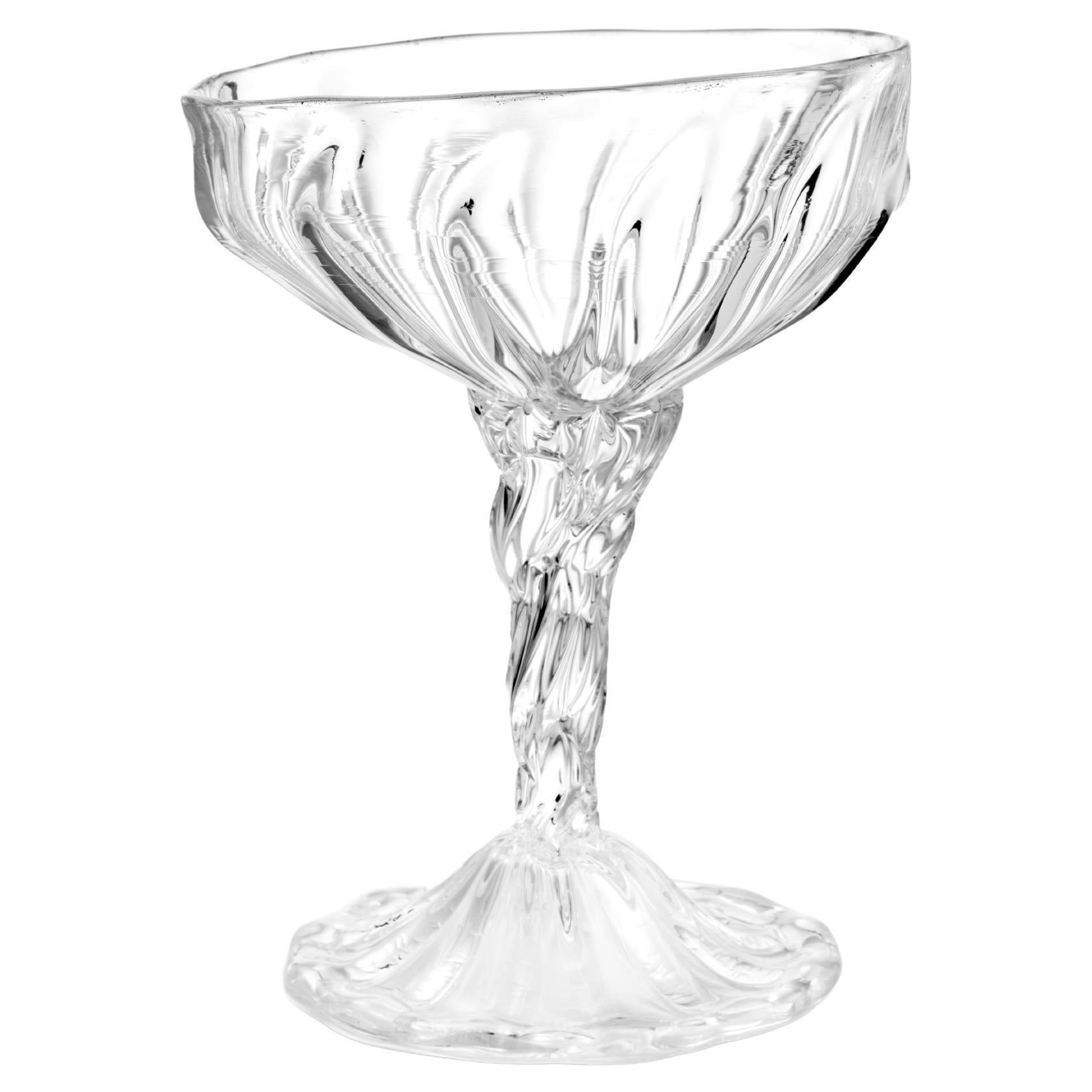 Champagne Glass, Handmade by Alexander Kirkeby For Sale