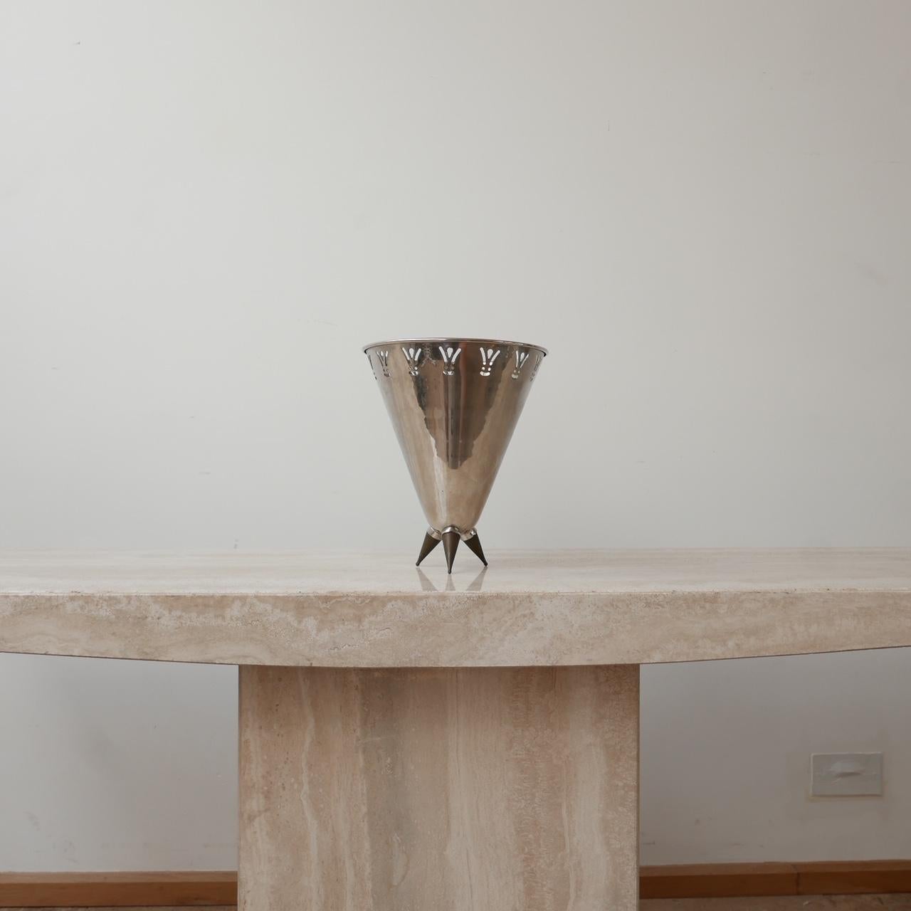 Champagne Ice Bucket Mid-Century Attributed to Philippe Starck 4