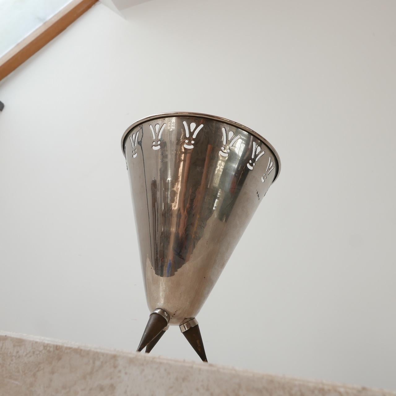French Champagne Ice Bucket Mid-Century Attributed to Philippe Starck