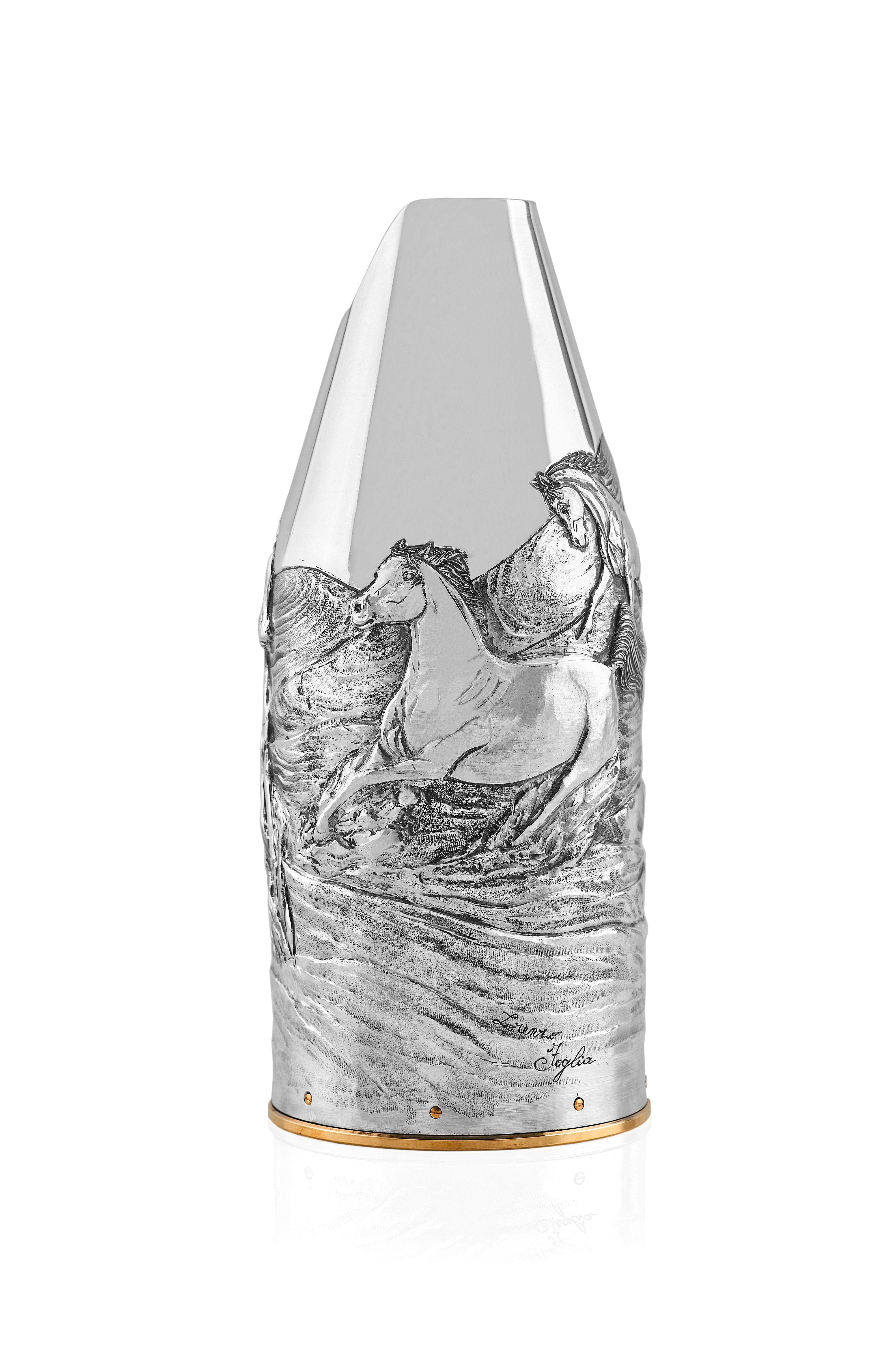  Champagne K-over Spirit, argento 999/°°, Italia For Sale 1