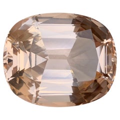 Champagne Peach Big Natural Morganite Loose Gemstone 102.20 Ct Collection Piece