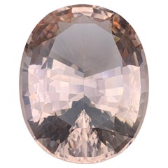Gemma naturale Morganite sfusa Champagne Peach Big 80.65 Ct Collection'S