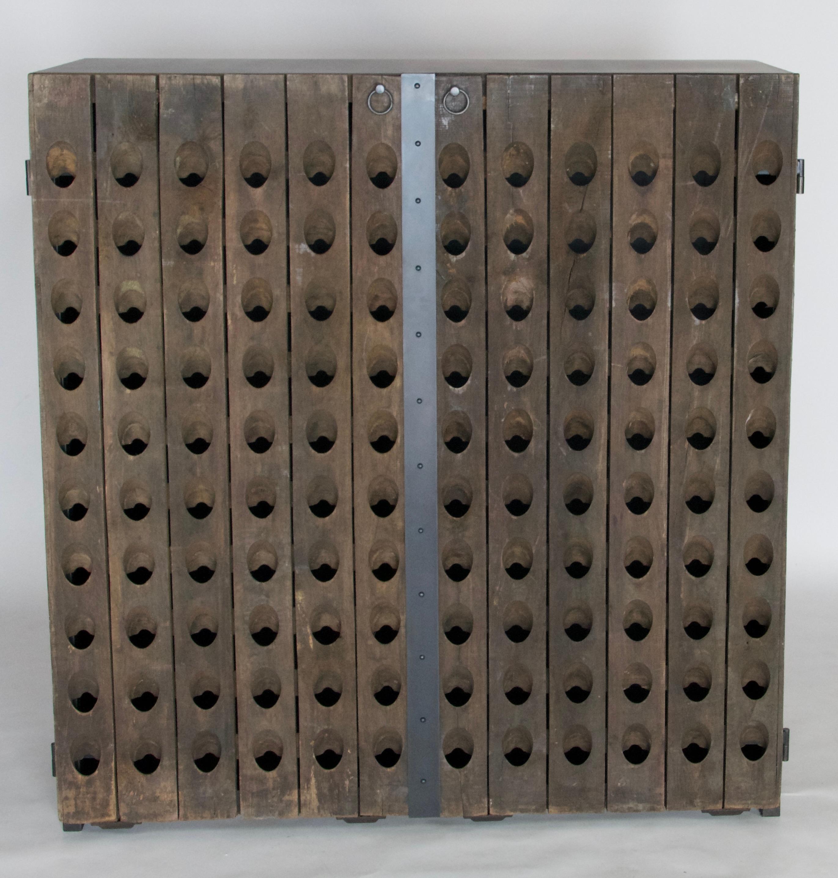 Bohemian Champagne rack cabinet For Sale