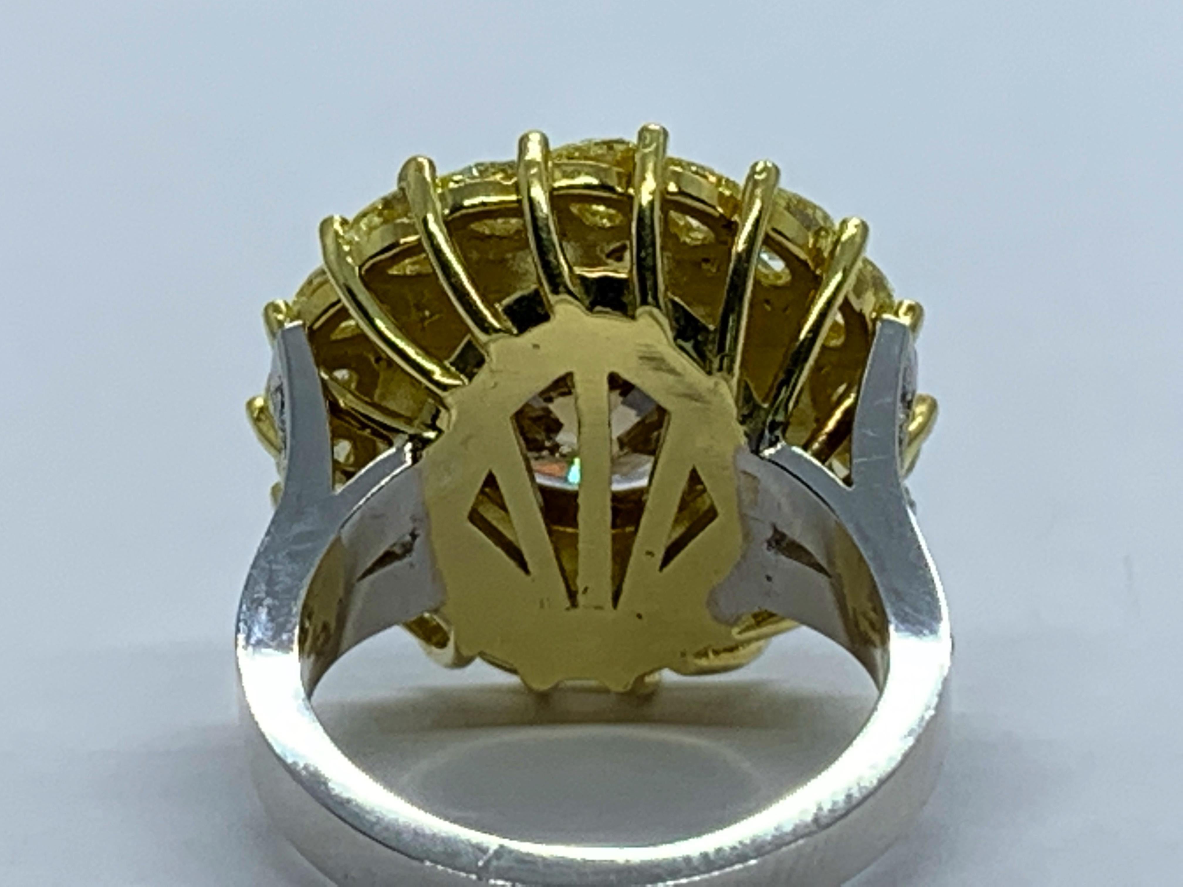 Contemporary Champagne Ring For Sale