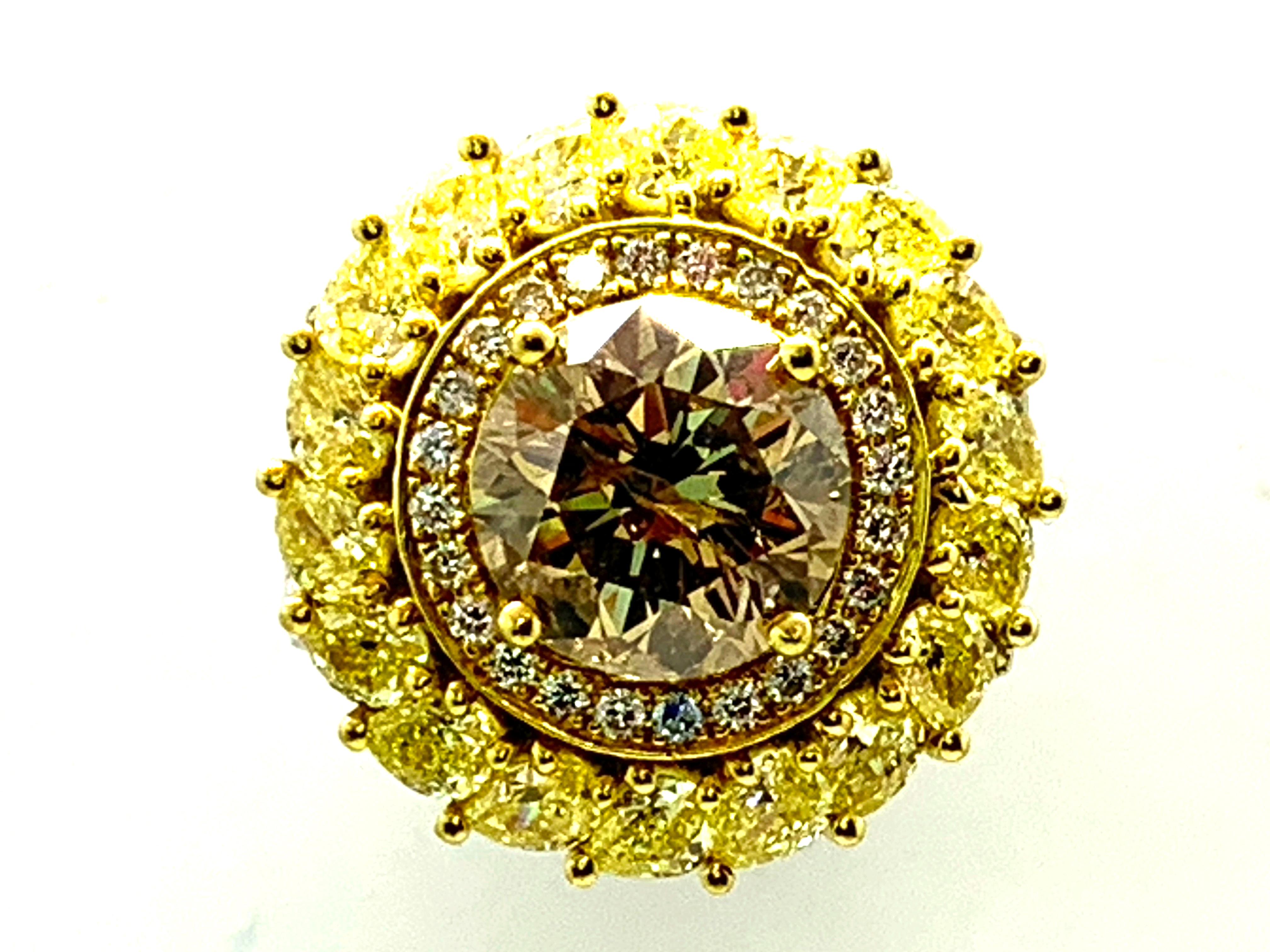 Women's Champagne Ring For Sale