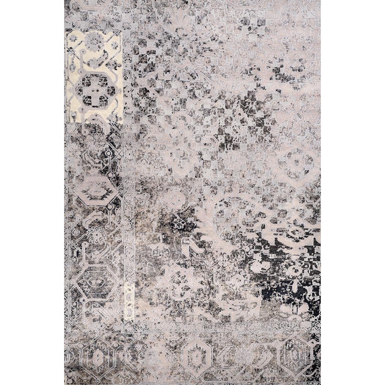Champagne Shaded Rug For Sale at 1stDibs