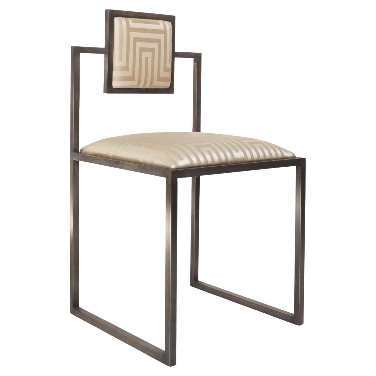 Champagne Square Chair