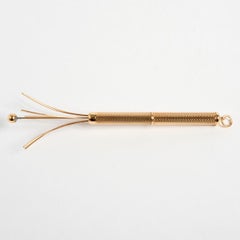 Bastone da spumante telescopico in oro giallo 9ct, ottime condizioni