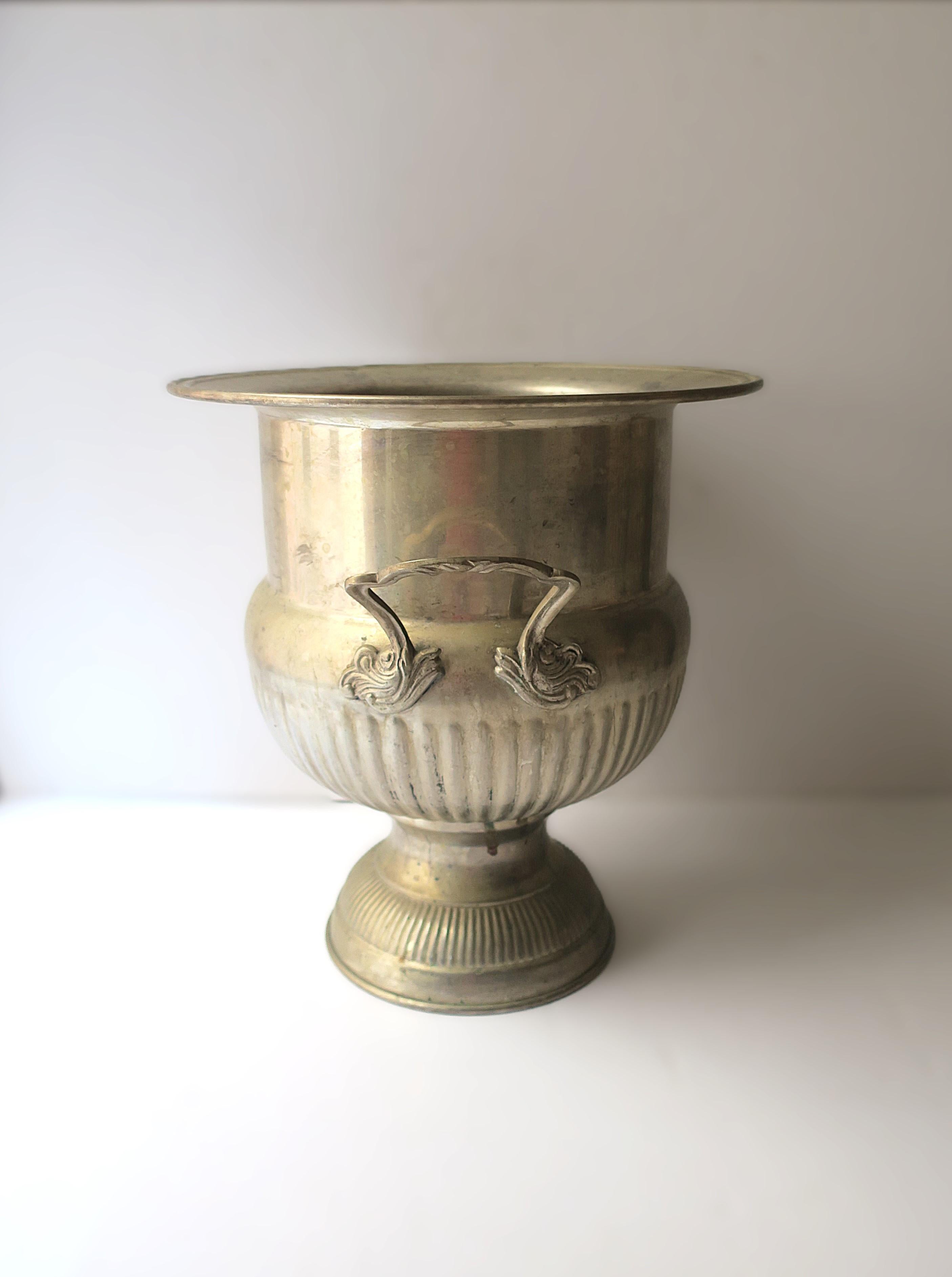 Metal Champagne Wine Cooler Ice Bucket, Large