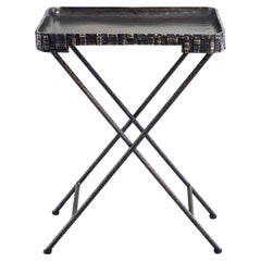 Champaner Bronze Tray Table Medium in Brass, Viya by Vikram Goyal