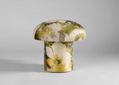 Champignon Mignon - Large, Round All-Upholstered Stool by Maison Gerard