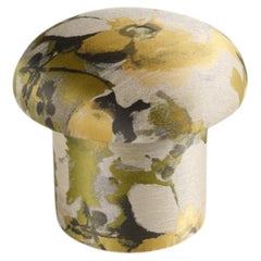 Champignon Mignon - Medium, Round All-Upholstered Stool by Maison Gerard