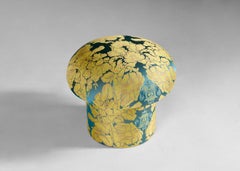 Champignon Mignon - Medium, Round All-Upholstered Stool by Maison Gerard