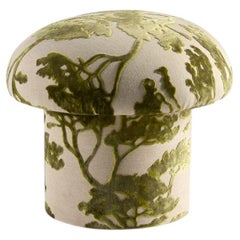 Champignon Mignon - Medium, Round All-Upholstered Stool by Maison Gerard