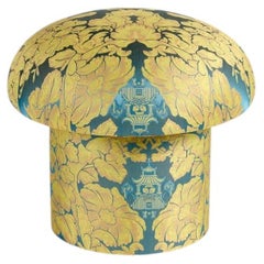 Champignon Mignon - Medium, Round All-Upholstered Stool by Maison Gerard