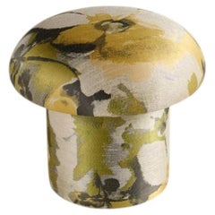 Champignon Mignon - Small, Round All-Upholstered Stool by Maison Gerard