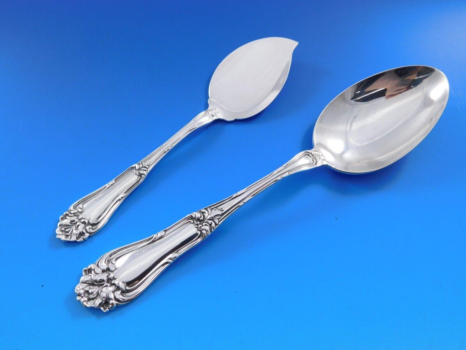 20th Century Champlain by Amston Sterling Silver Flatware Service for 12 Set 77 Pieces For Sale