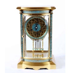 Champlevé 8 Day French Carriage Clock