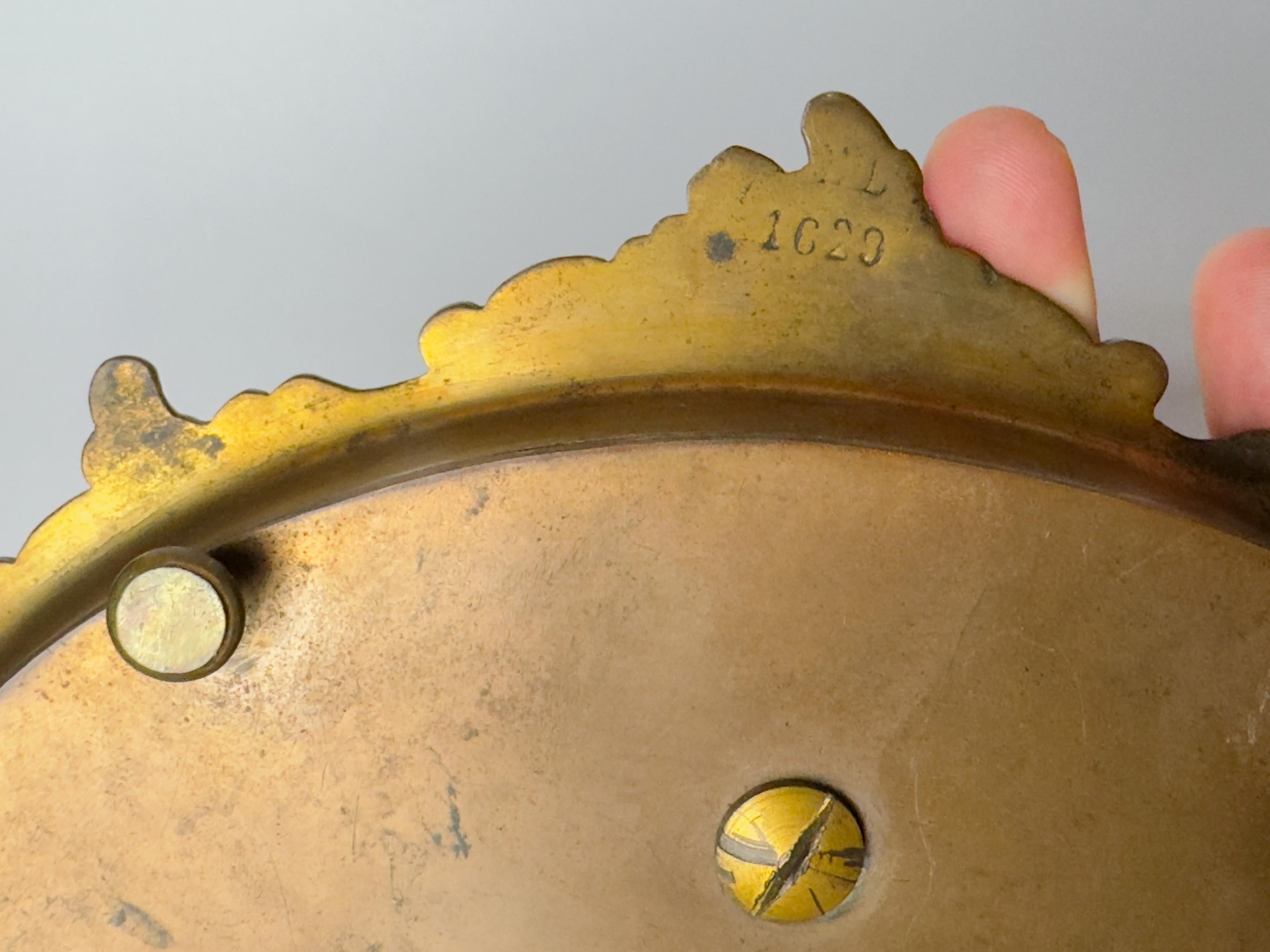 Calamaio in smalto champlevé su vassoio, Napoleone III, XIX secolo, Francia in vendita 7