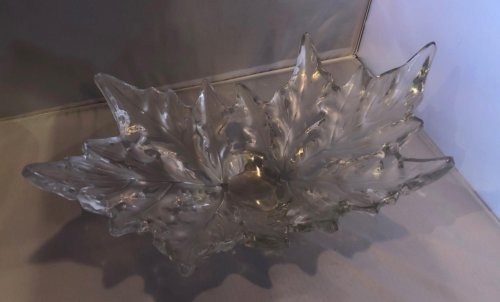 20th Century Champs-Élysées Crystal Bowl by Lalique For Sale