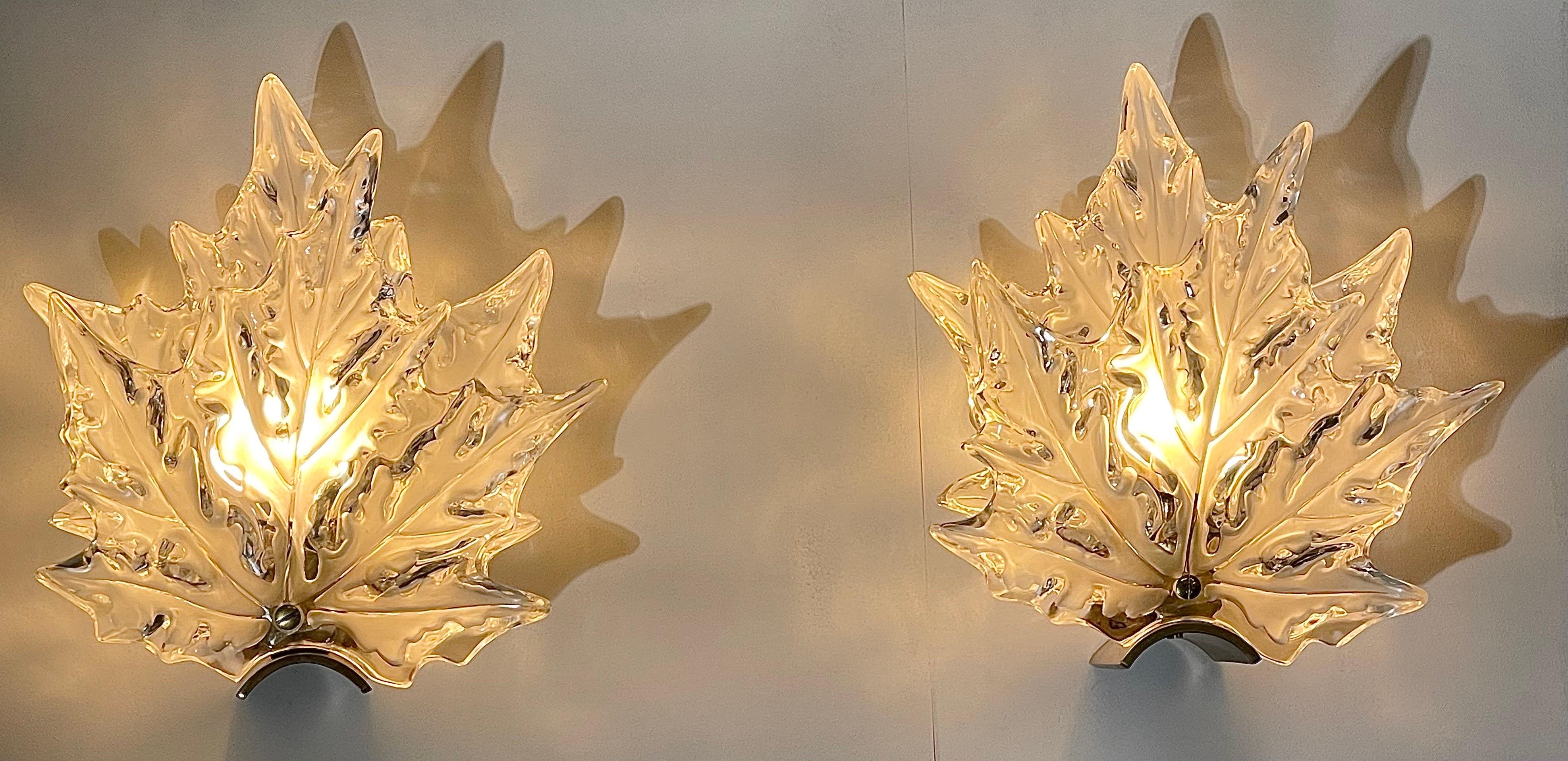 Paire d'appliques murales 