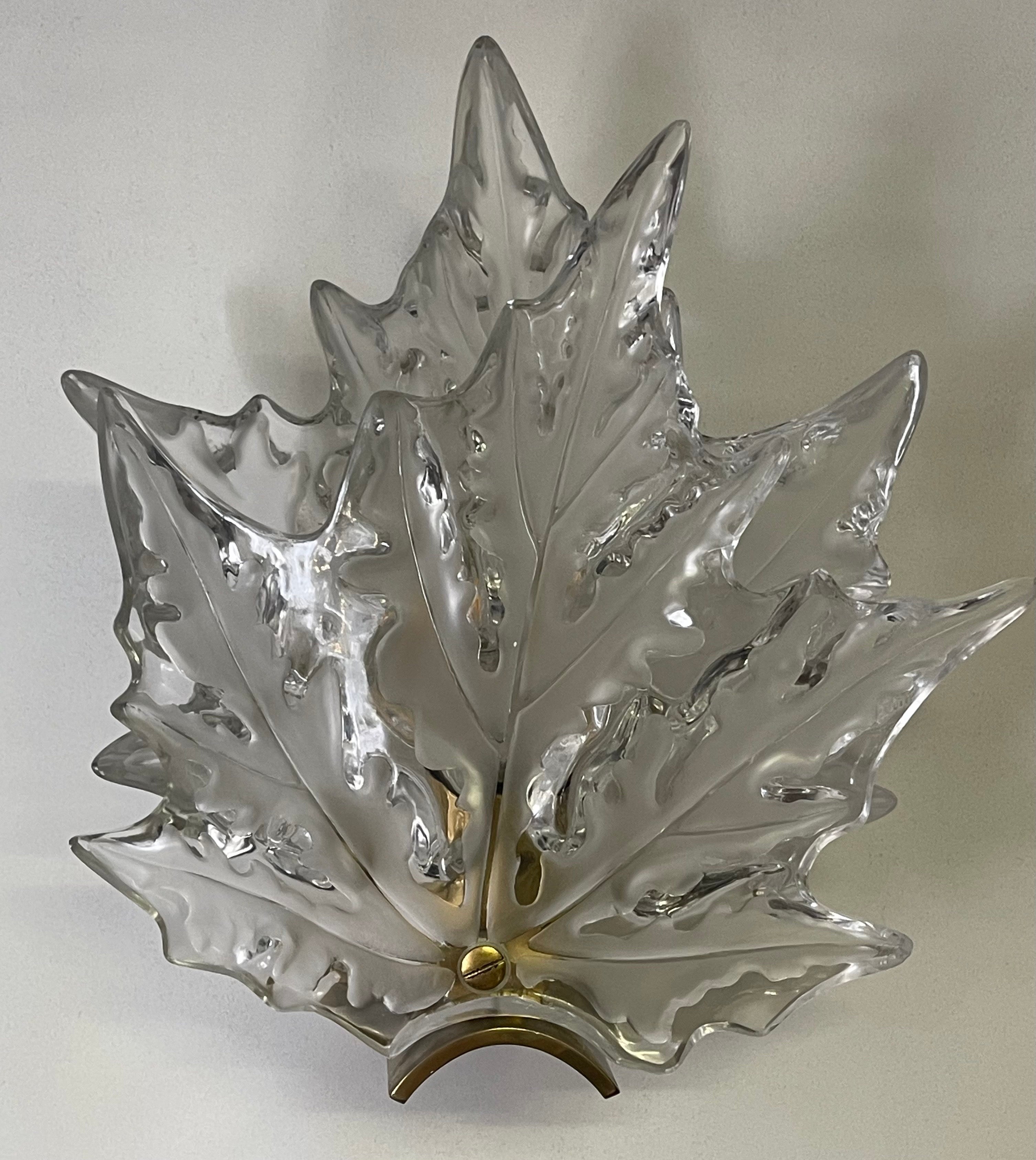 A pair of frosted glass 