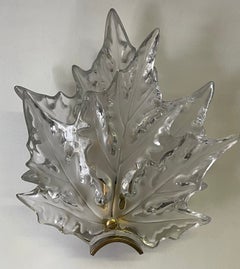 "Champs Élysées" Pair of Wall Sconces by René Lalique, France, 1960s