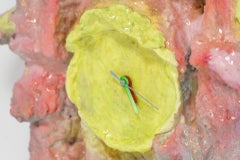 Orologio da parete colorato contemporaneo della serie "Stay with me" di Chan Chiao Chun