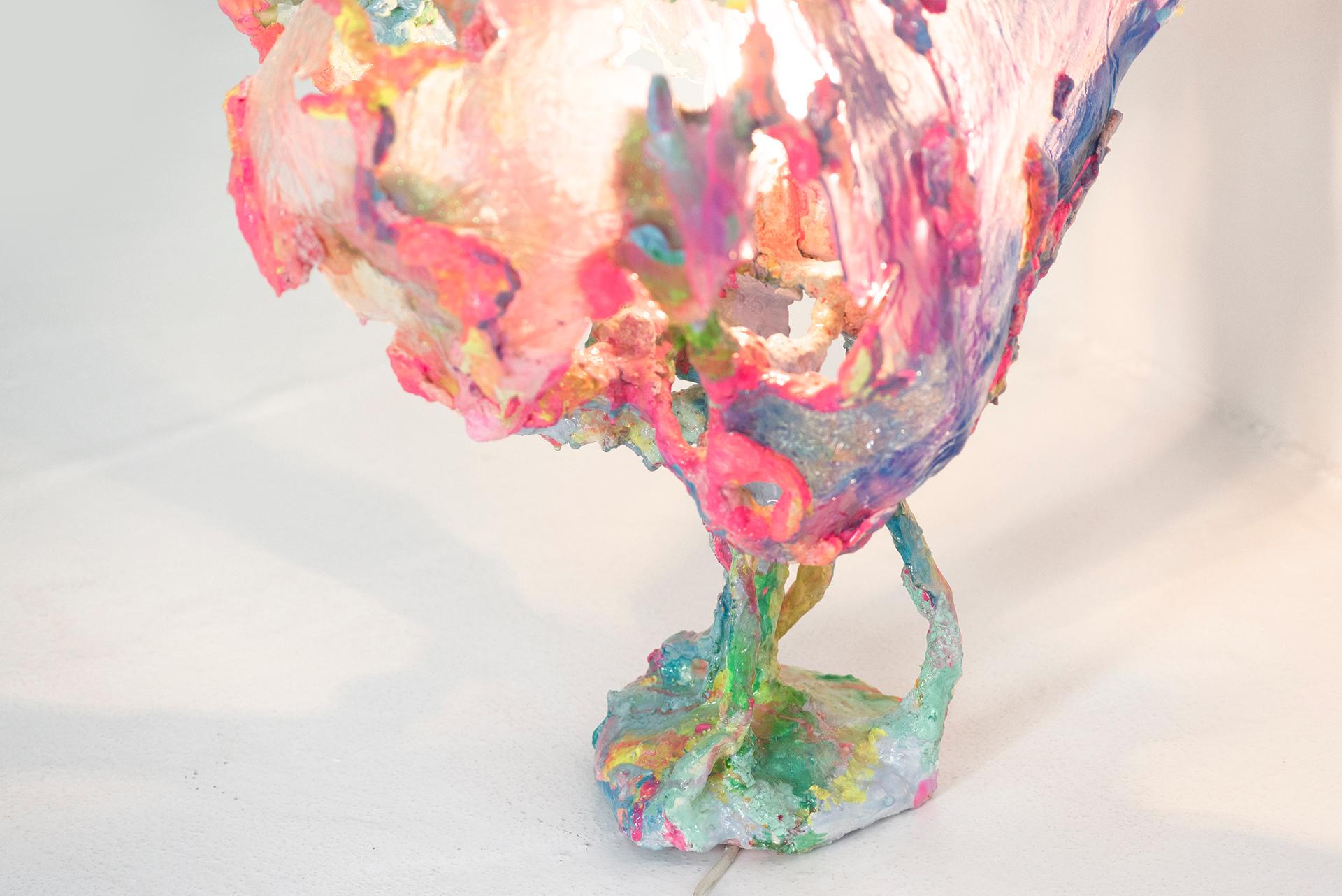 Chan Chiao Chun Contemporary Colourful Resin Table Lamp 