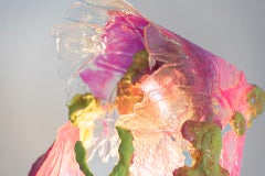 Lampada da tavolo contemporanea in resina acrilica della serie Stay di Chan Chiao Chun, 2021