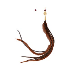 Chan Mismatched Earrings in 14k Yellow Gold: Ancient-Inspired Sensuality