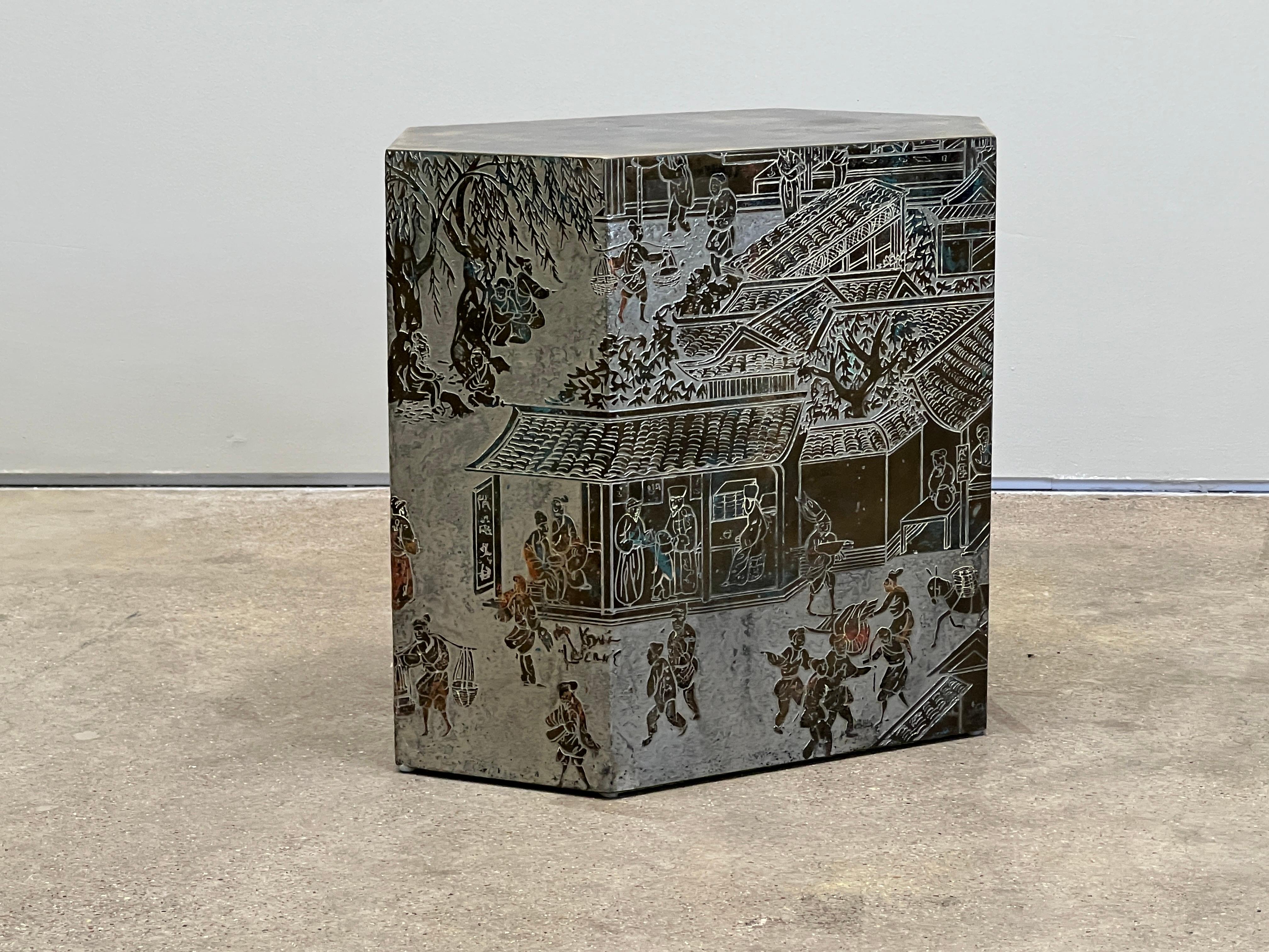 Chan Side Table by Philip and Kelvin LaVerne 1