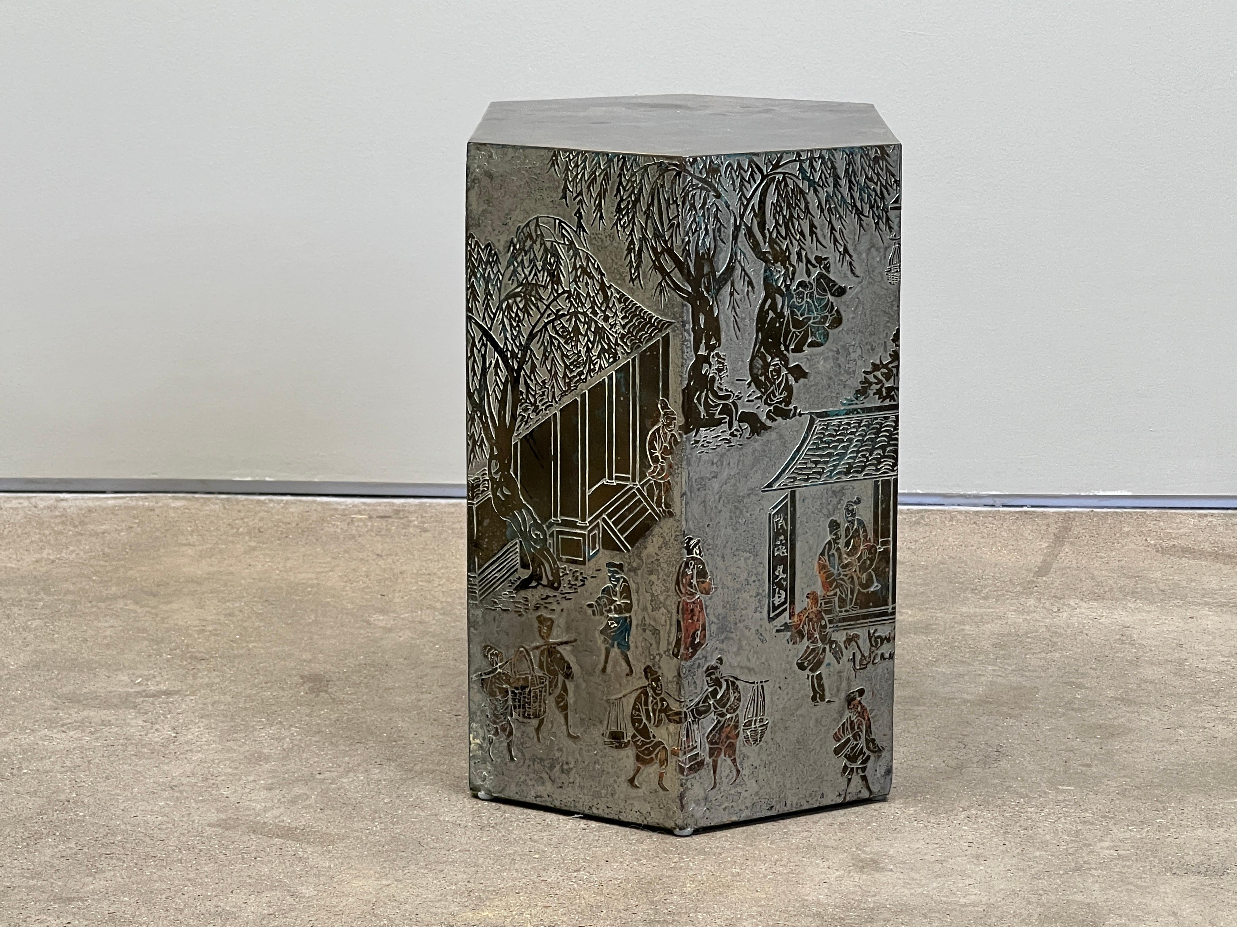 Chan Side Table by Philip and Kelvin LaVerne 3