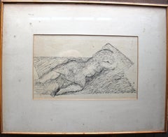 Chana Orloff "Bailarina" 1934 Dibujo a pluma y tinta