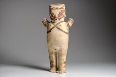 Chancay Large Standing Female Cuchimilco