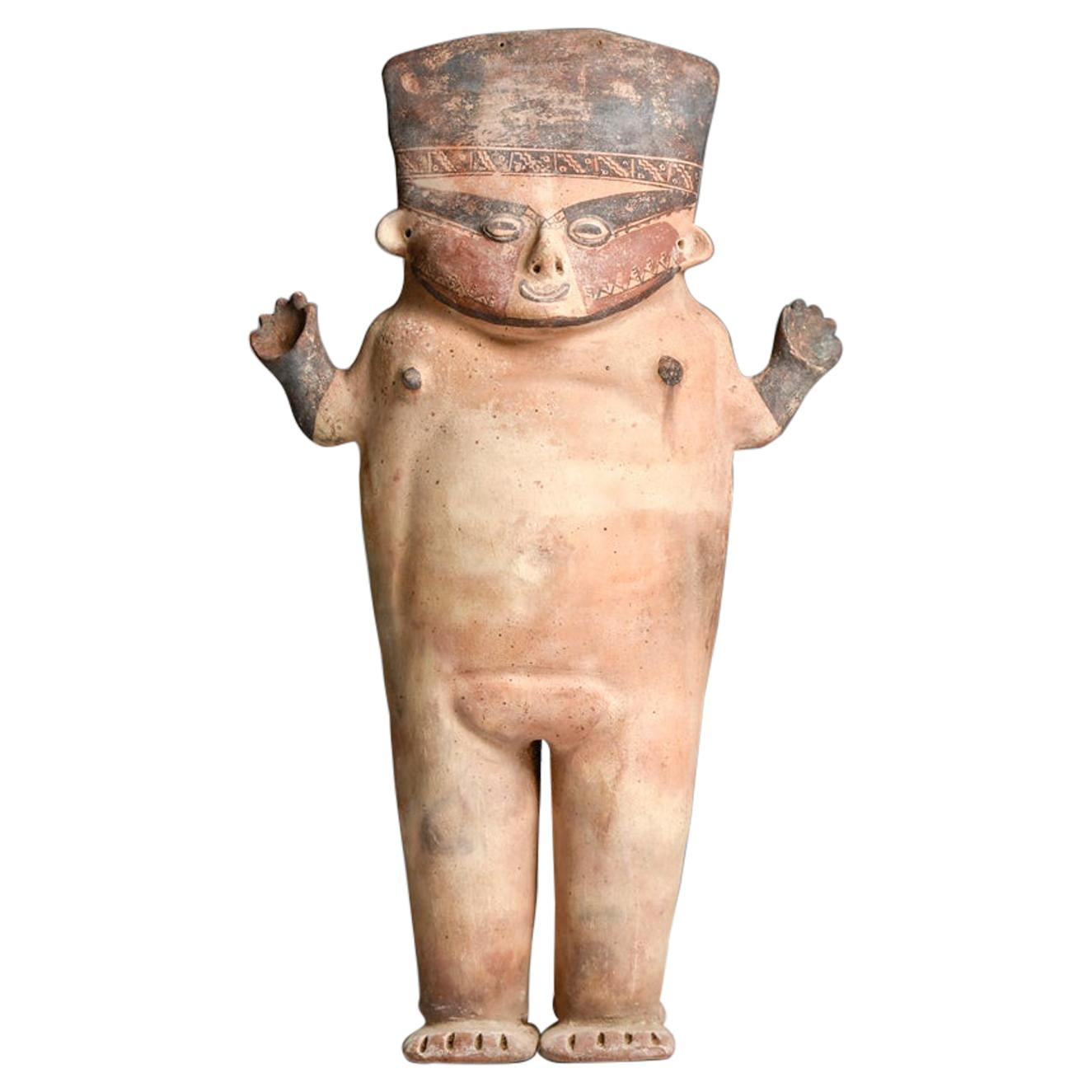 Chancay Large Standing Female Figure For Sale