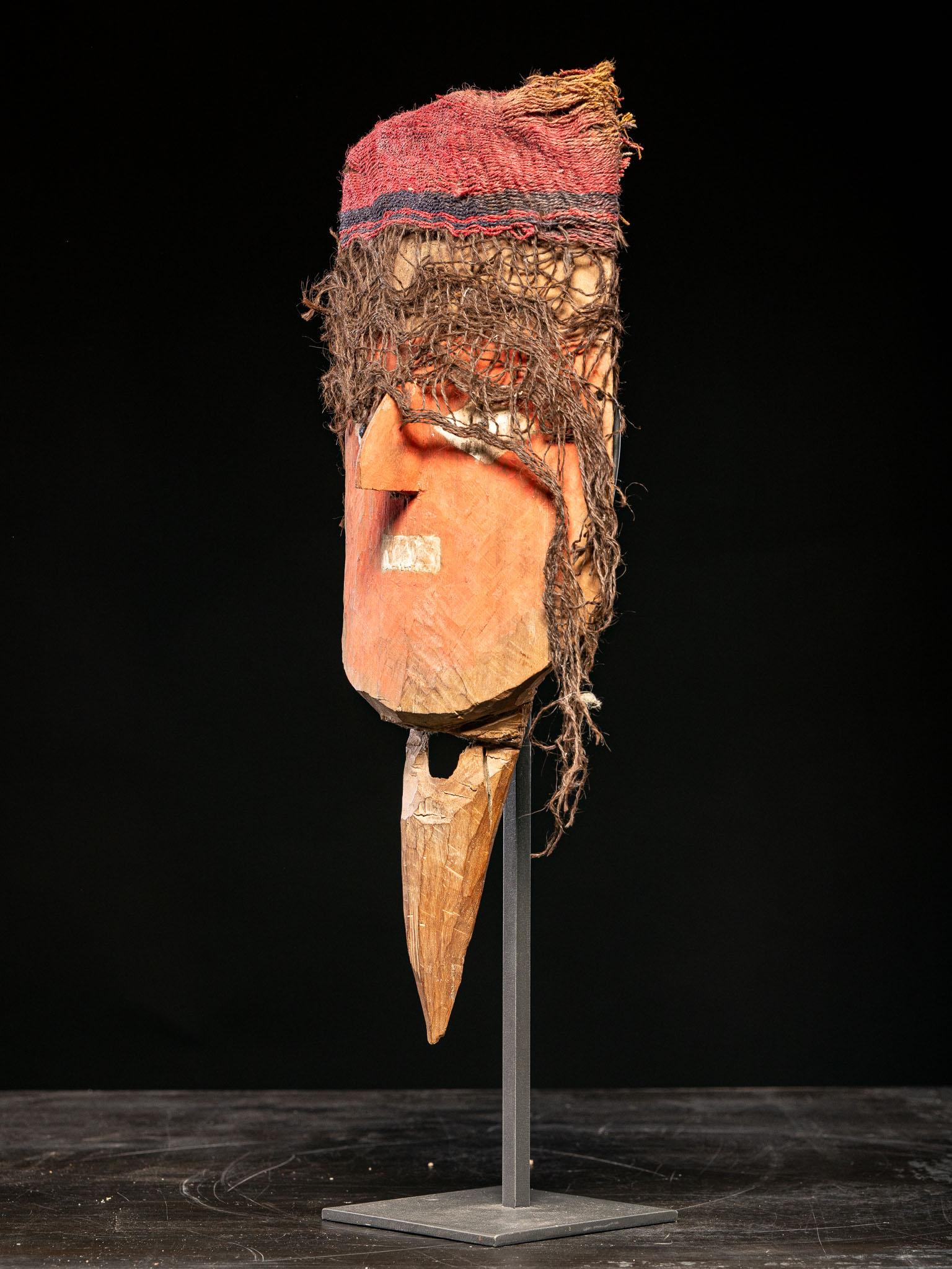Chancay original Mummy Bundle Mask For Sale 2