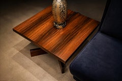 "Chanceler" Side Tables in Rosewood and Metal, Jorge Zalszupin, 1960s