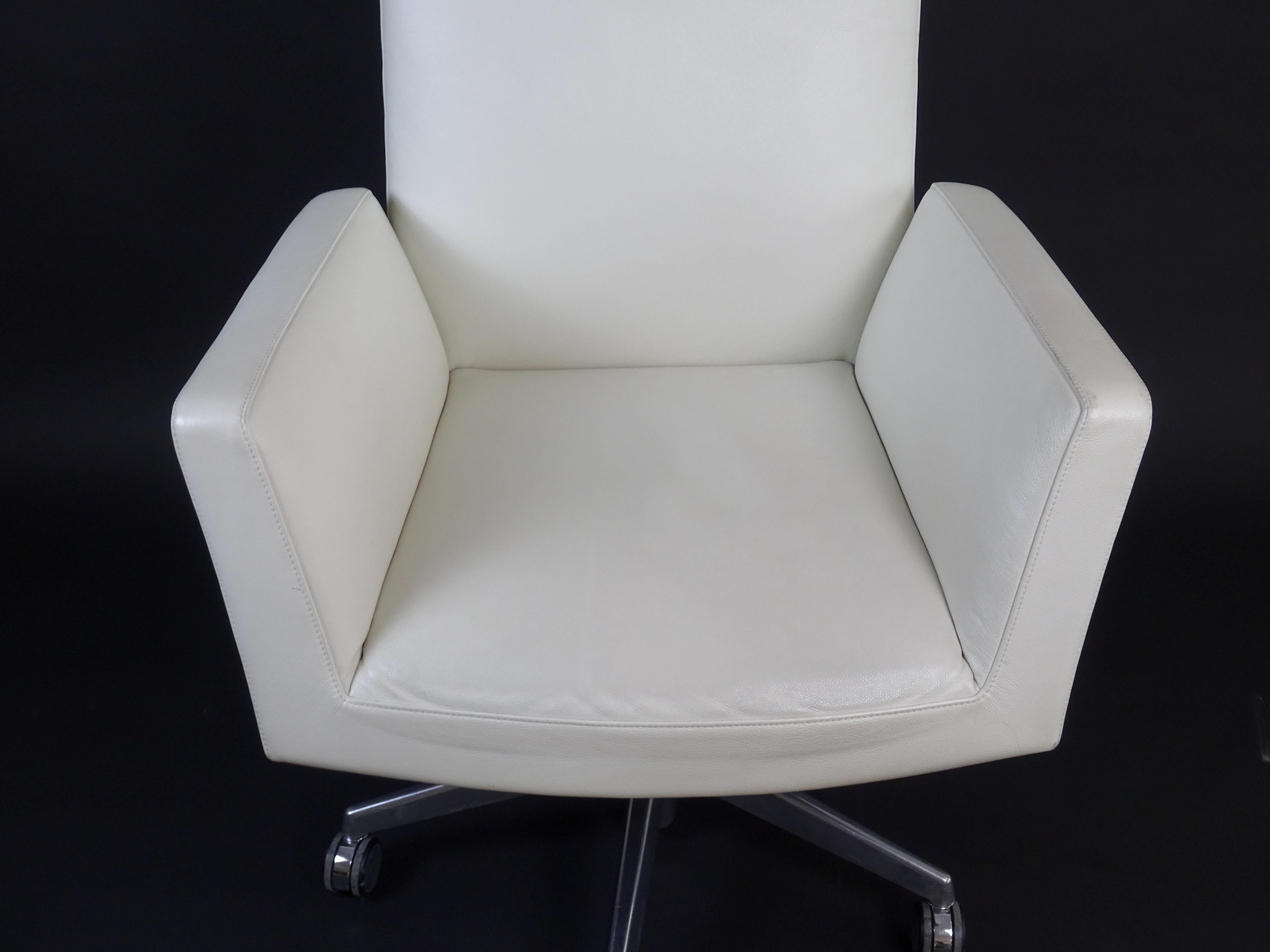Contemporary Chancellor President Swivel Chair by Livore, Altherr & Modina for Poltrona Frau