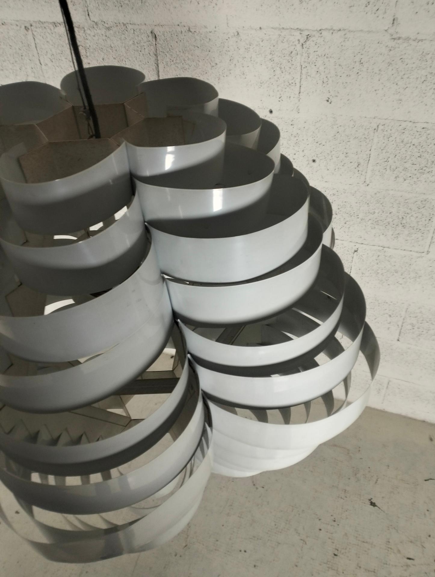 Chandelier 1772 Tornado by Elio Martinelli for Martinelli Luce, 70s For Sale 3