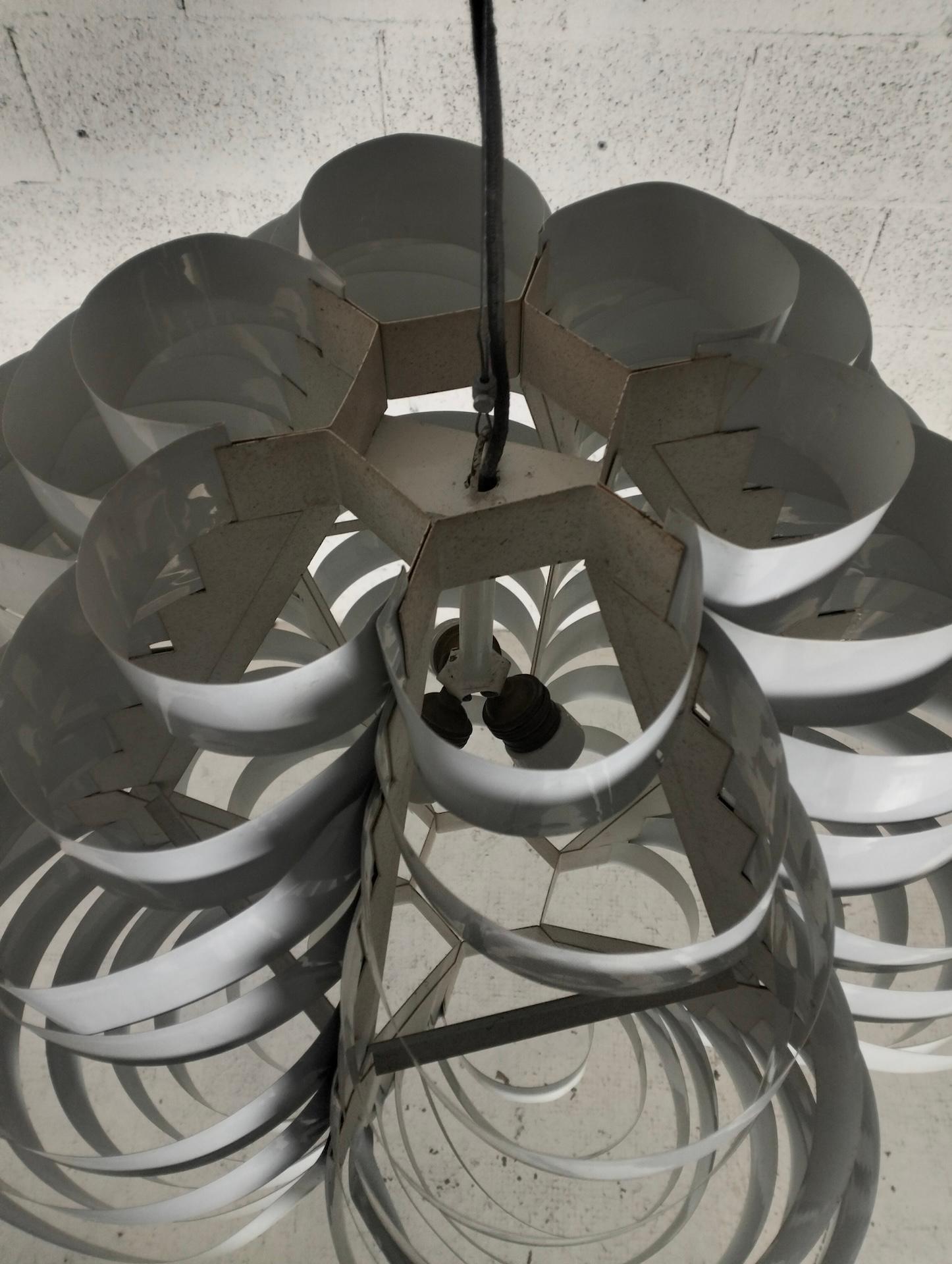 Chandelier 1772 Tornado by Elio Martinelli for Martinelli Luce, 70s For Sale 1