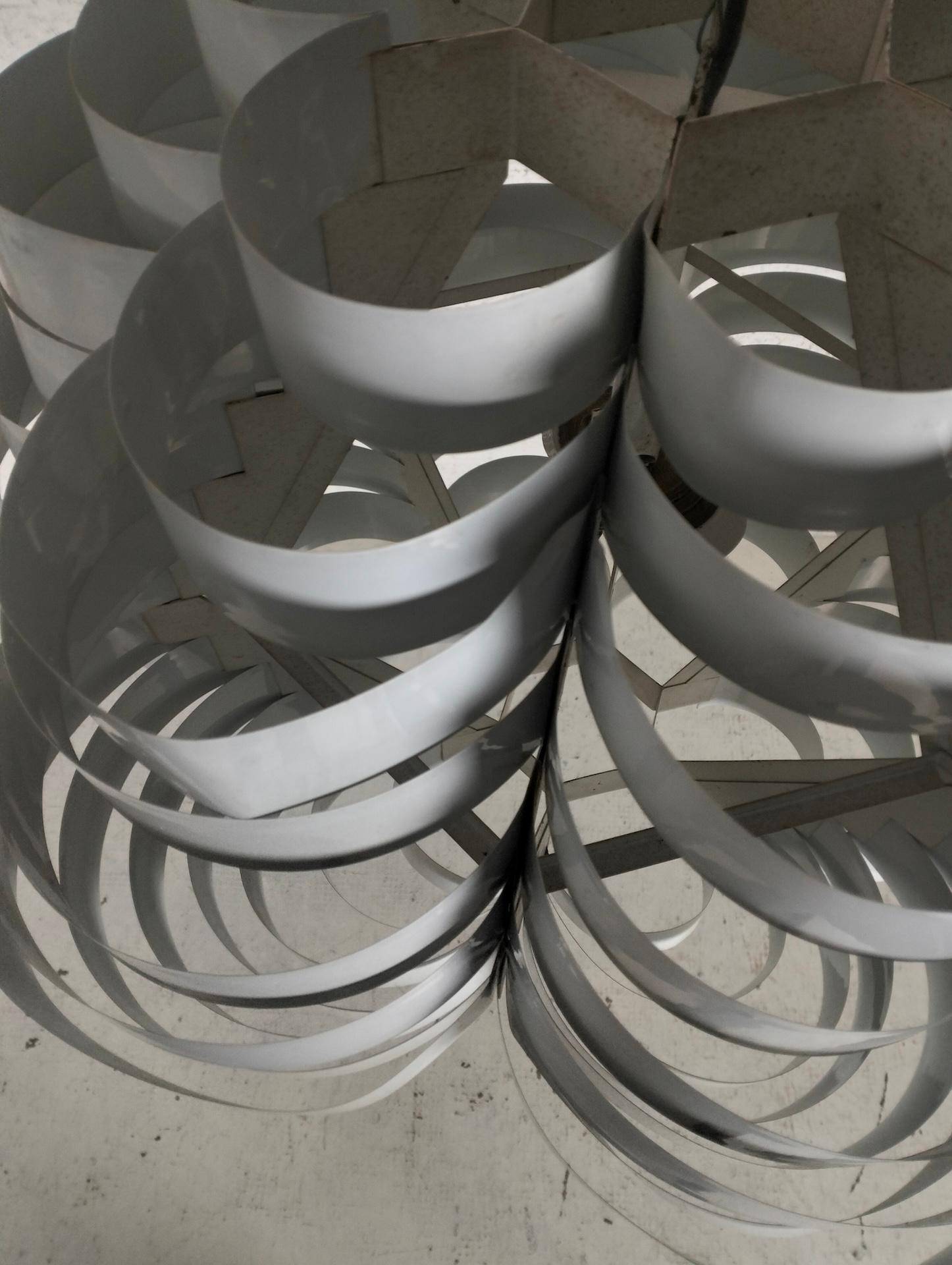 Chandelier 1772 Tornado by Elio Martinelli for Martinelli Luce, 70s For Sale 2