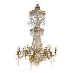 Antique Chandelier, 19th Century, Russian or Swedish 8 Light
